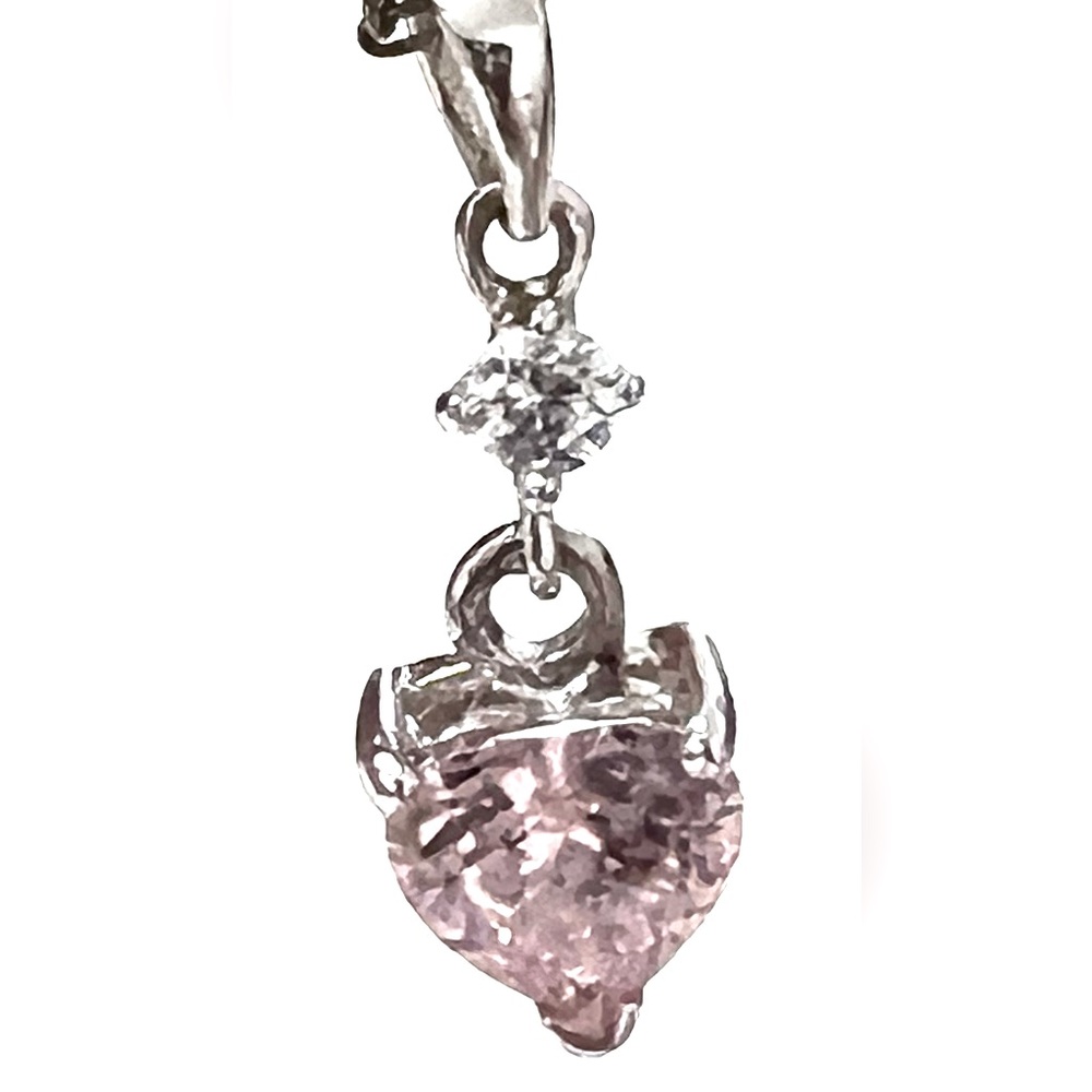 Pink Heart Shape Necklace